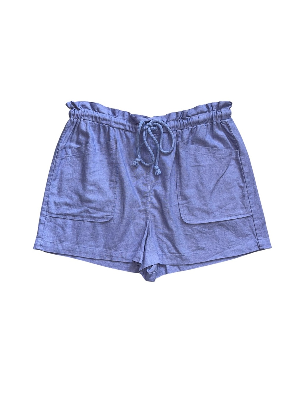 NWT Universal Thread Women’s Purple Shorts Large Target Ruffle Elastic Waist
